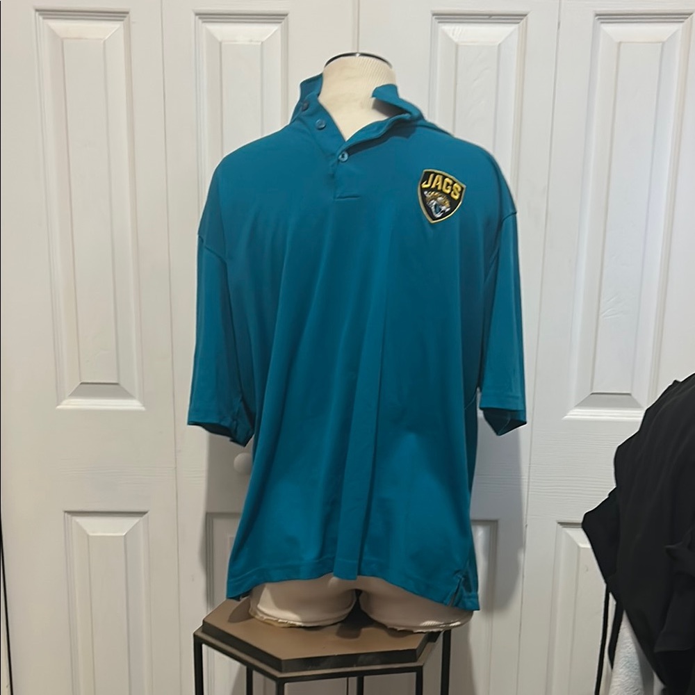 Jag Jeans Blue Polo Vibrant Cotton Blend